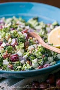 Broccoli Grape and Cucumber Salad-4-2