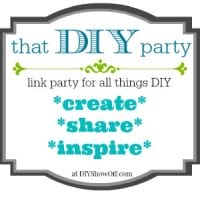 That DIY Party link party at diyshowoff.com