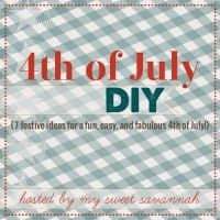 4th of July DIY: Red, White, and Blue, Table for Two!