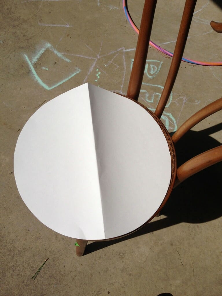 template for a bentwood chair