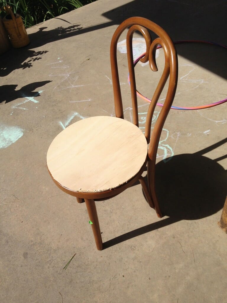 how to create a new seat for a caned chair