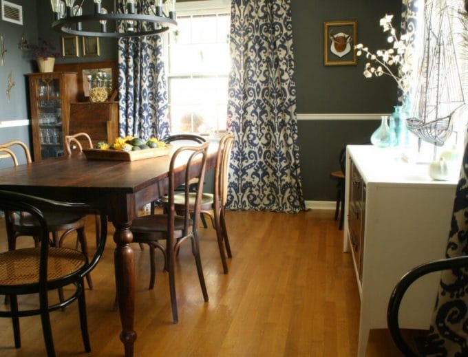 #EclecticallyFall moody fall dining room at primitive & proper