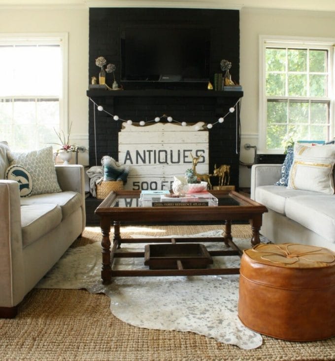 #EclecticallyFall Primitive & Proper Living Room