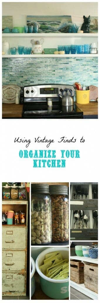 Using Vintage Finds for Kitchen Organization