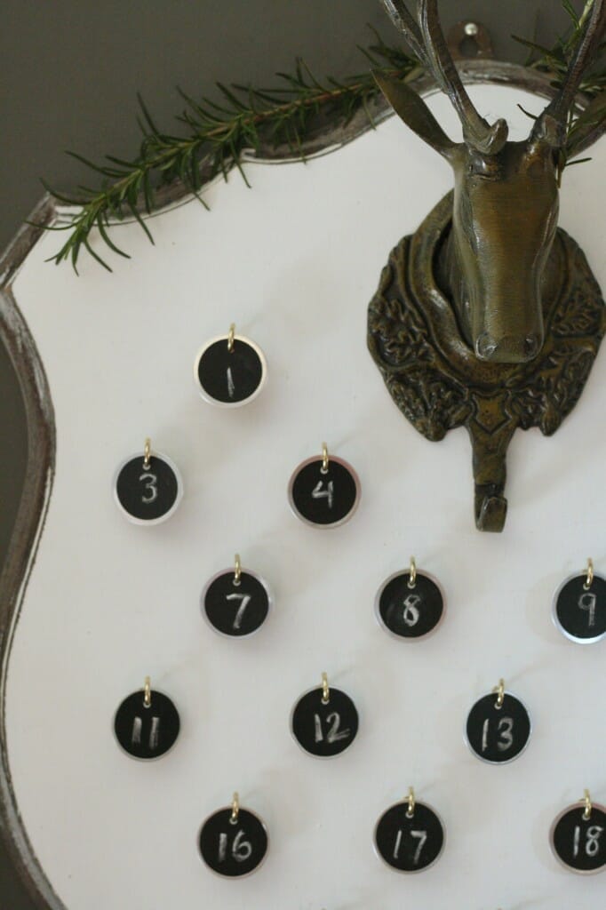 DIY Deer Mount Advent Calendar