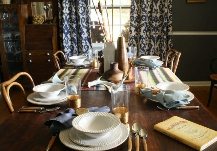 thanksgiving table set by relish decor