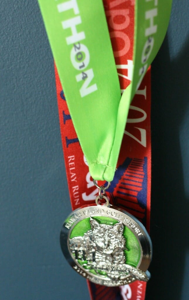 half marathon bobcat medal
