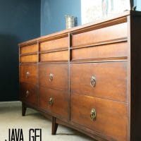 My “New” Java Gel Midcentury Dresser and a Shiny New 
