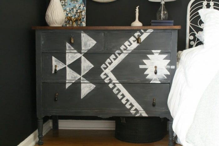 DIY Kilim Inspired Dresser