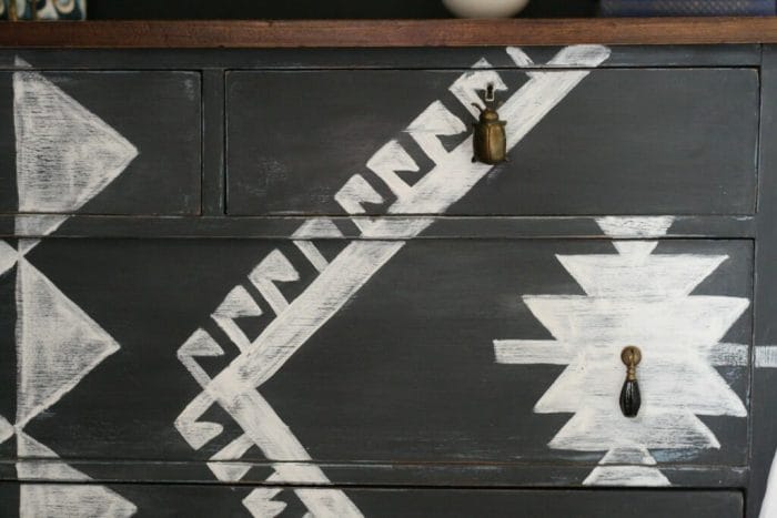 DIY Kilim Inspired Dresser