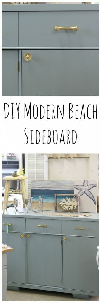 DIY Modern Beach Sideboard