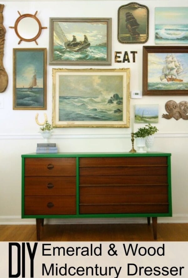 Emerald & Wood Midcentury Dresser