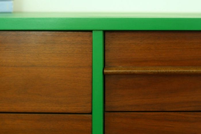 details of drawers with vinegar and oil
