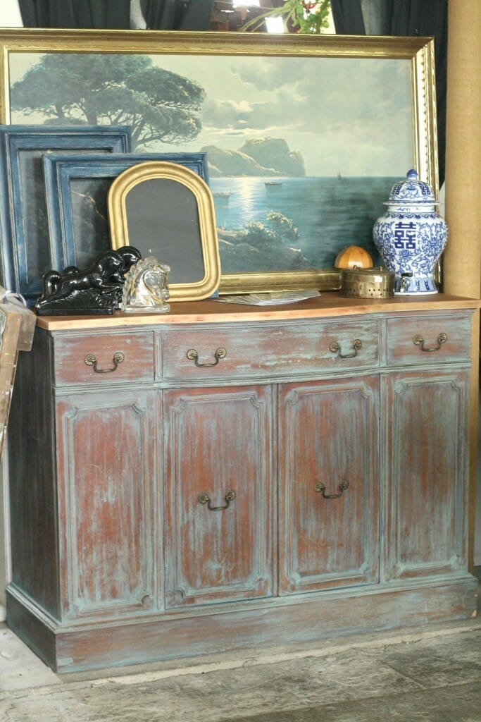 Distressed Kitchen Scale Buffet