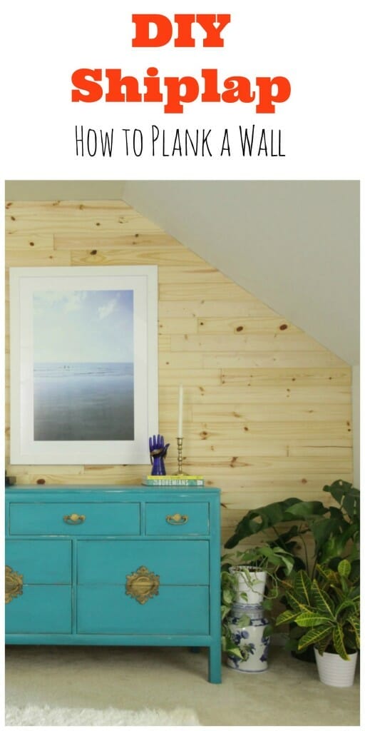 DIY Shiplap How to Plank a wall