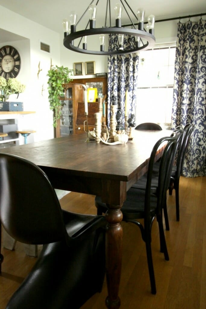 Fall Eclectic Dining Room