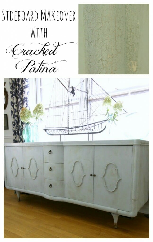 Sideboard Makeover with Cracked Patina