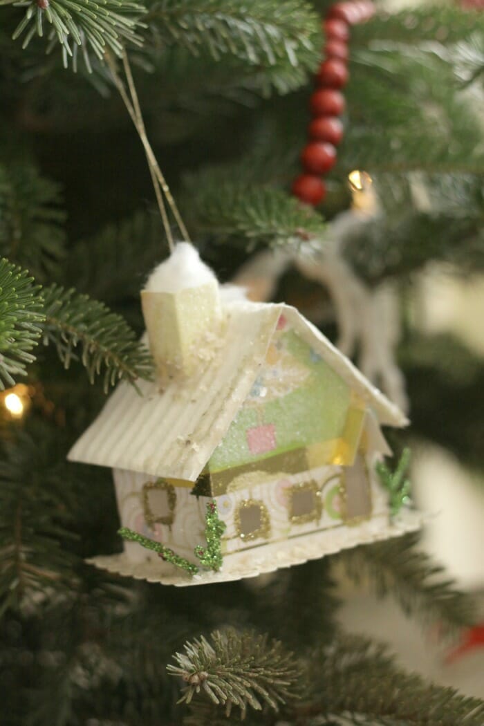 Handmade house ornament