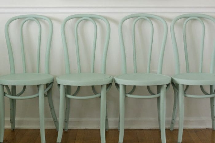 Mint Bentwood Chairs