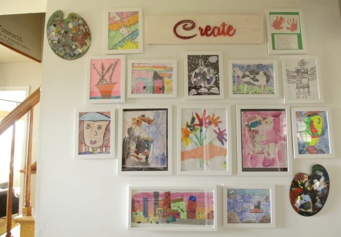 Creating a Kids Art Gallery