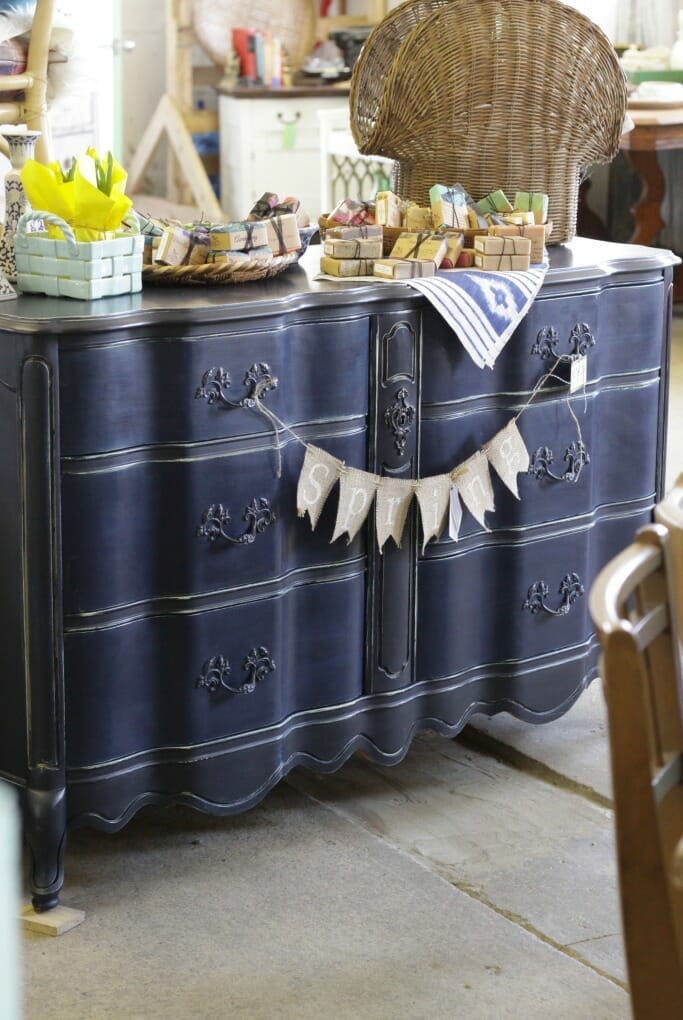 Coastal Blue French Dresser at Sweet Clover