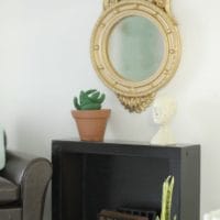 Easy DIY Dollhouse Fireplace from a Trinket Box