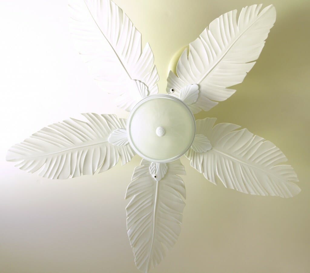 Palm Leaf Ceiling Fan