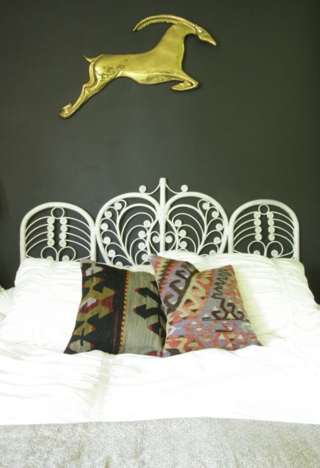 Kilim Pillows in Guest Room