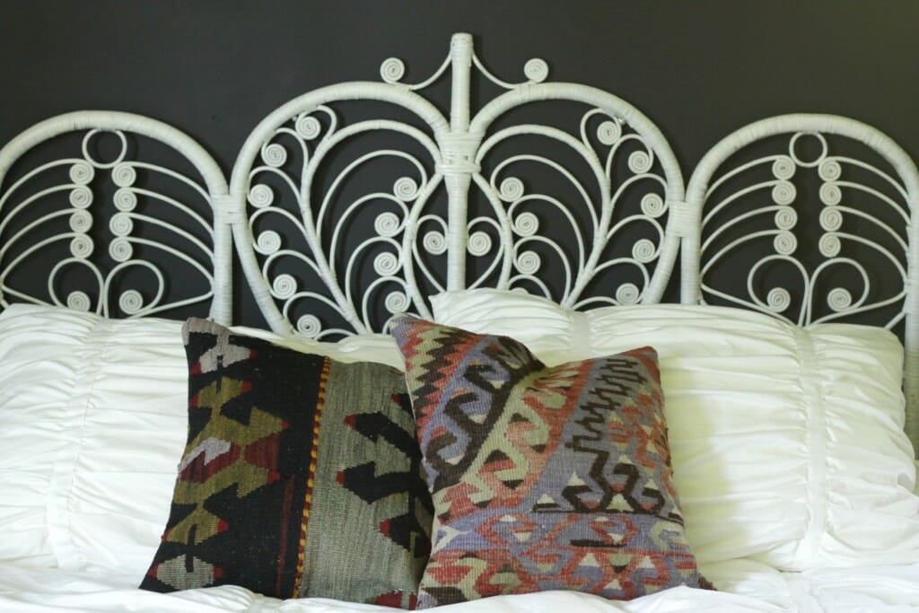 Kilim Pillows in Guest Room