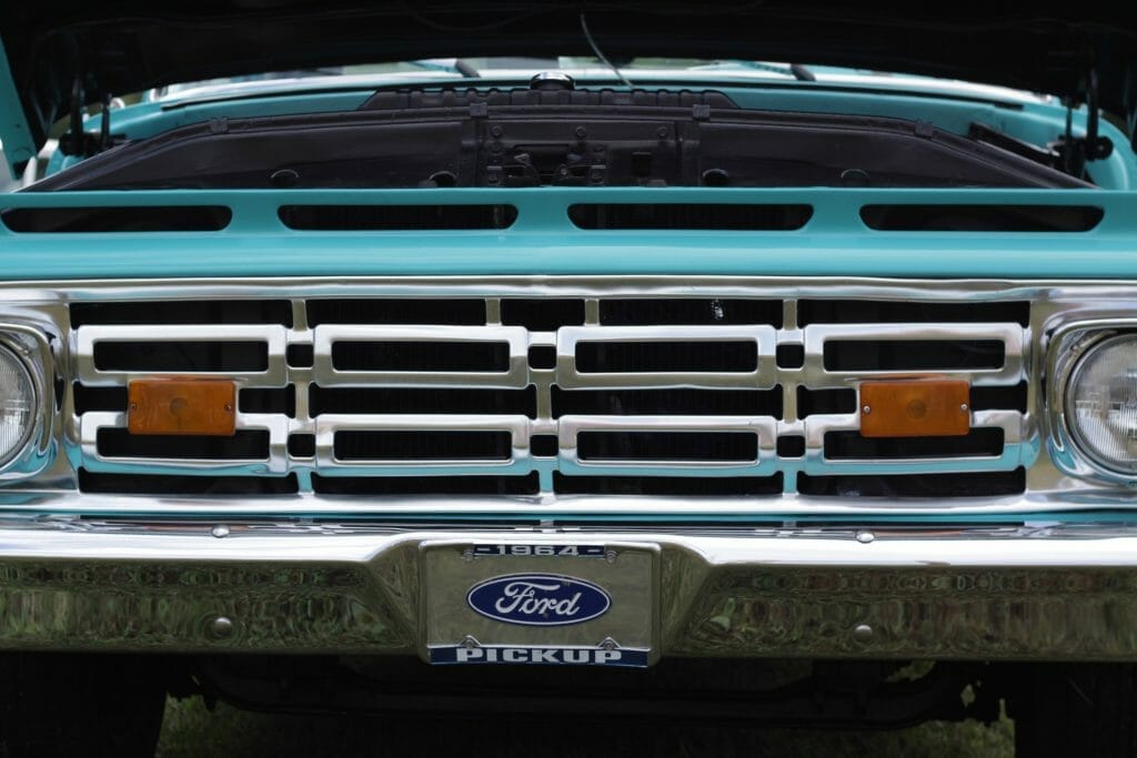 Grill of Ford Pickup