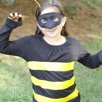 5 Minute DIY Bee Costume