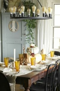 Vintage Eclectic Fall Table