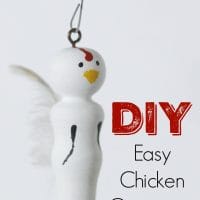 DIY Chicken Ornament