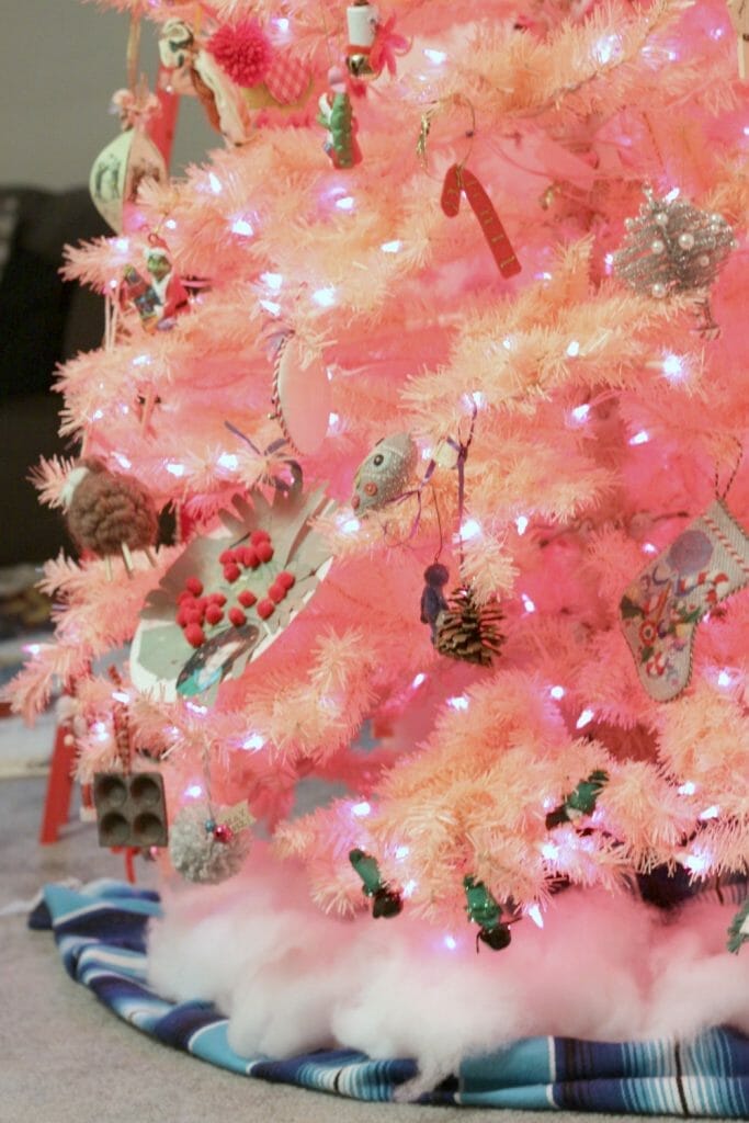 Gaudy Pink Christmas Tree