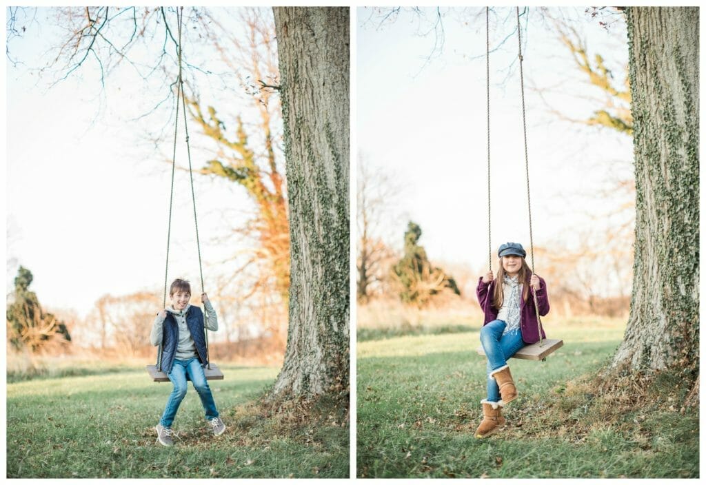 Family Photos- Kids on Swings