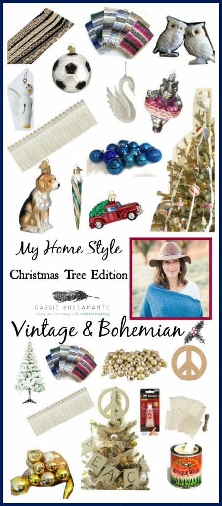 My Christmas Tree Style: VIntage Bohemian
