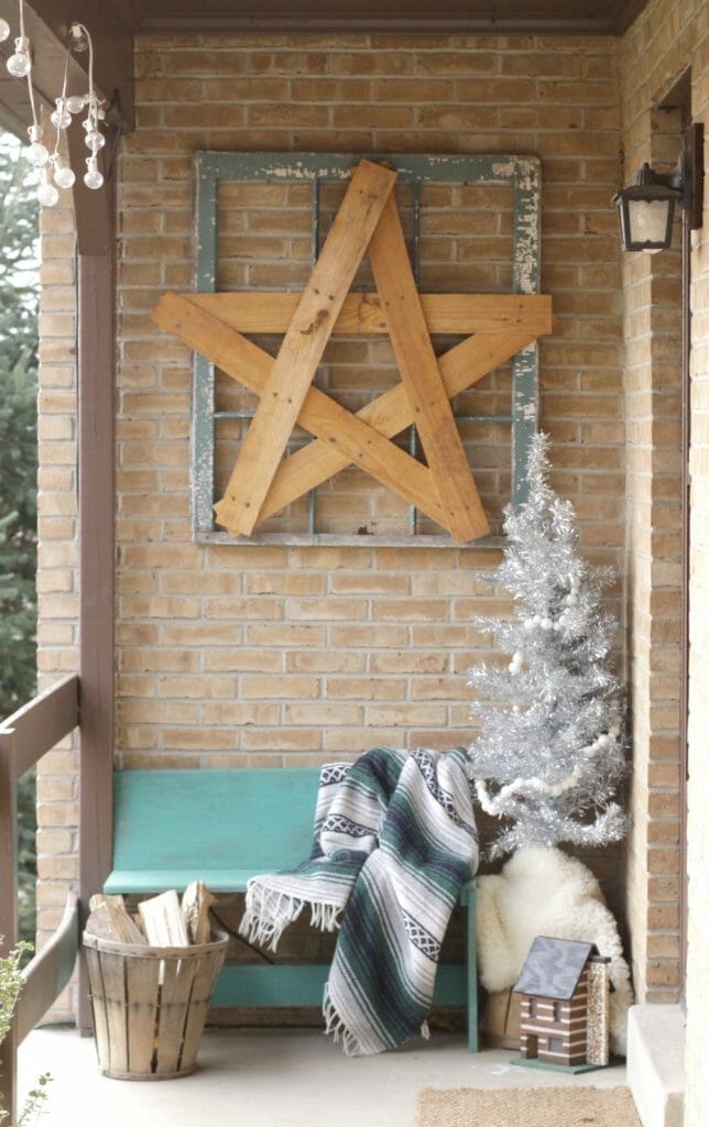 Boho Christmas Porch ENtry