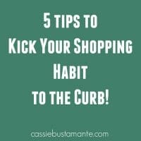 5 Tips to Kicking a Shopping Habit