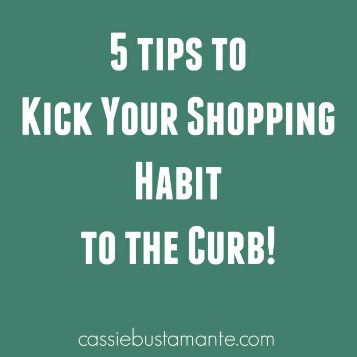 5 Tips to Kick Your Shopping Habit to the Curb