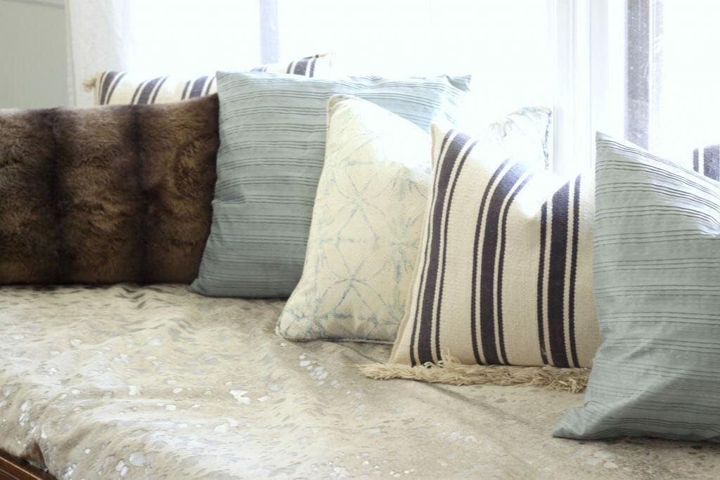 Cowhide on Daybed