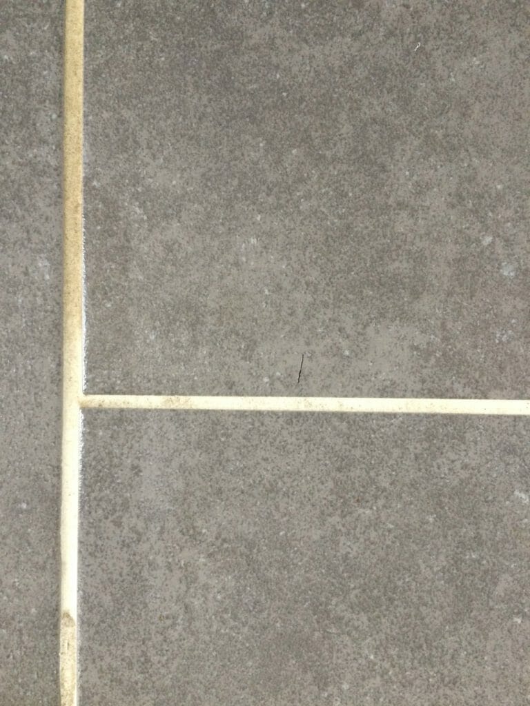 How to clean white grout