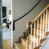 One Room Challenge Week 5: DIY Rope Stair Railing, Painted High S