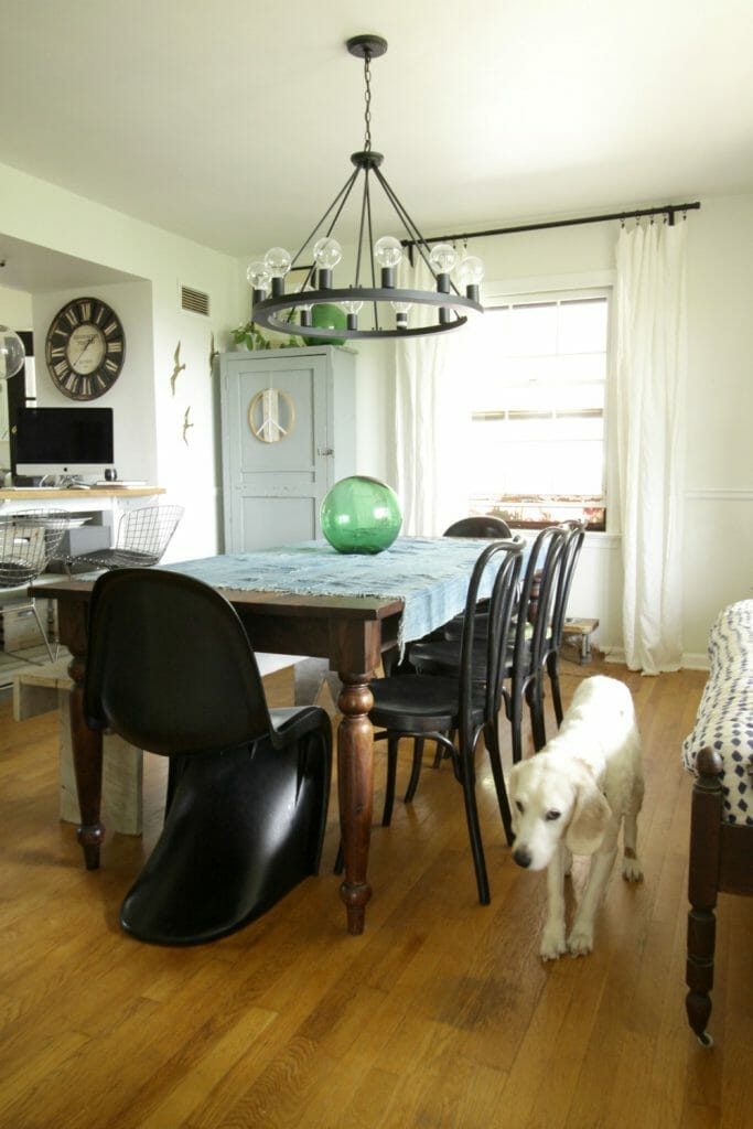 Eclectic Modern Farmhouse Dining Room
