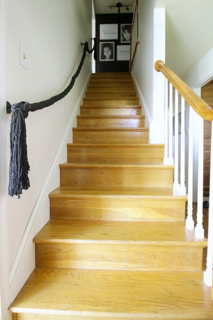 Painted Staircase Trim and Spindles