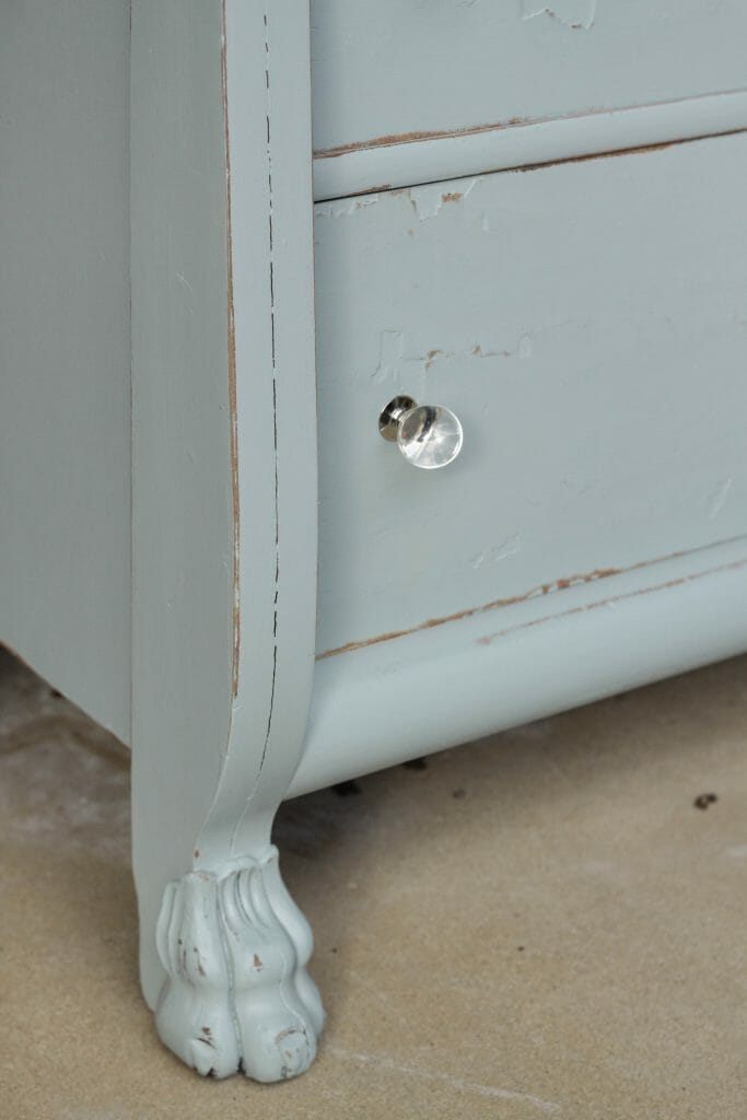 Gorgeous Claw foot Dresser Makeover