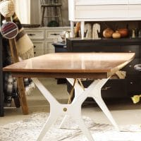 Furniture Makeover: One of a Kind Midcentury Dining Table (With s