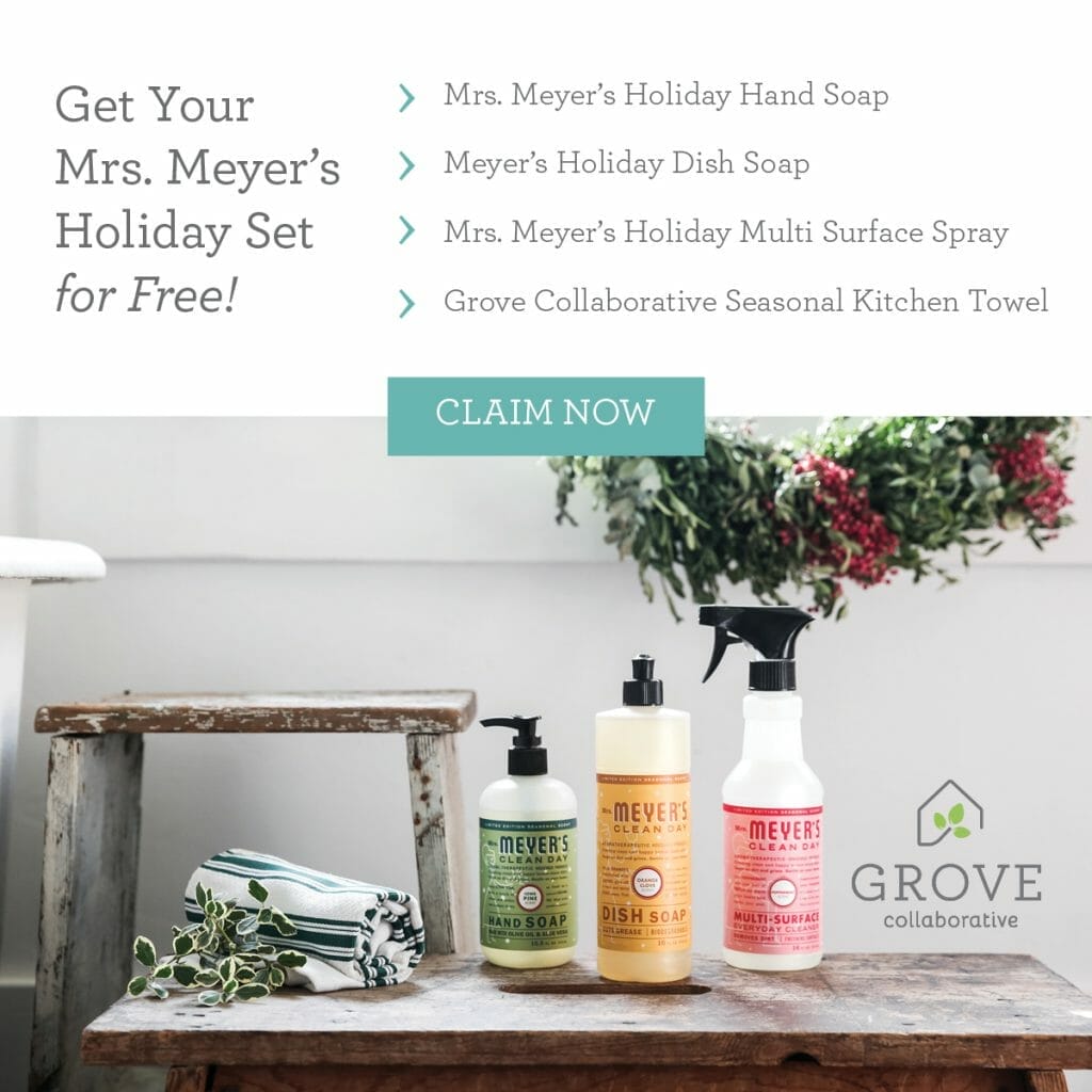 Grove Co Holiday Offer with Mrs. Meyer's