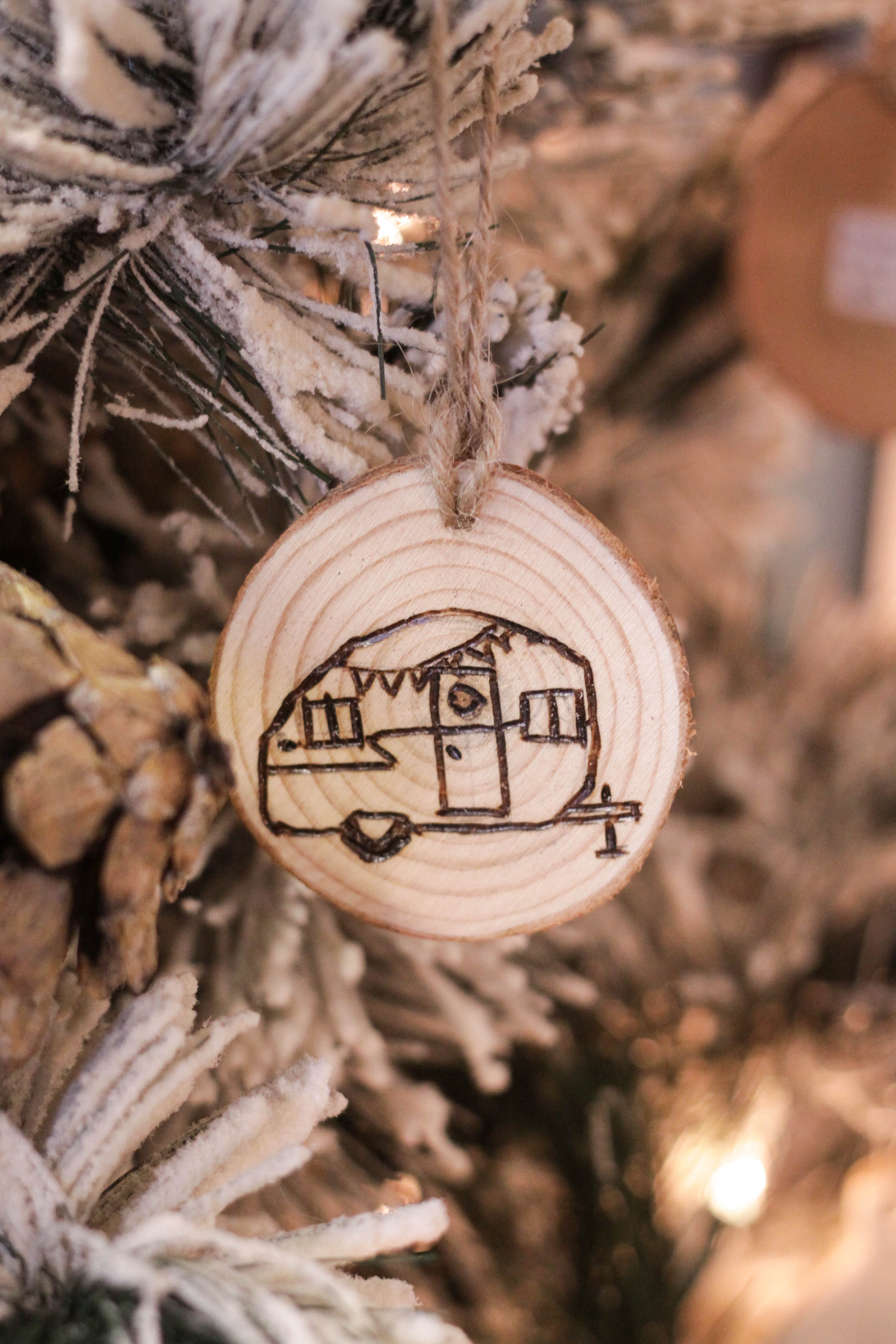 DIY Wood Burned Ornaments - As For Me and My Homestead