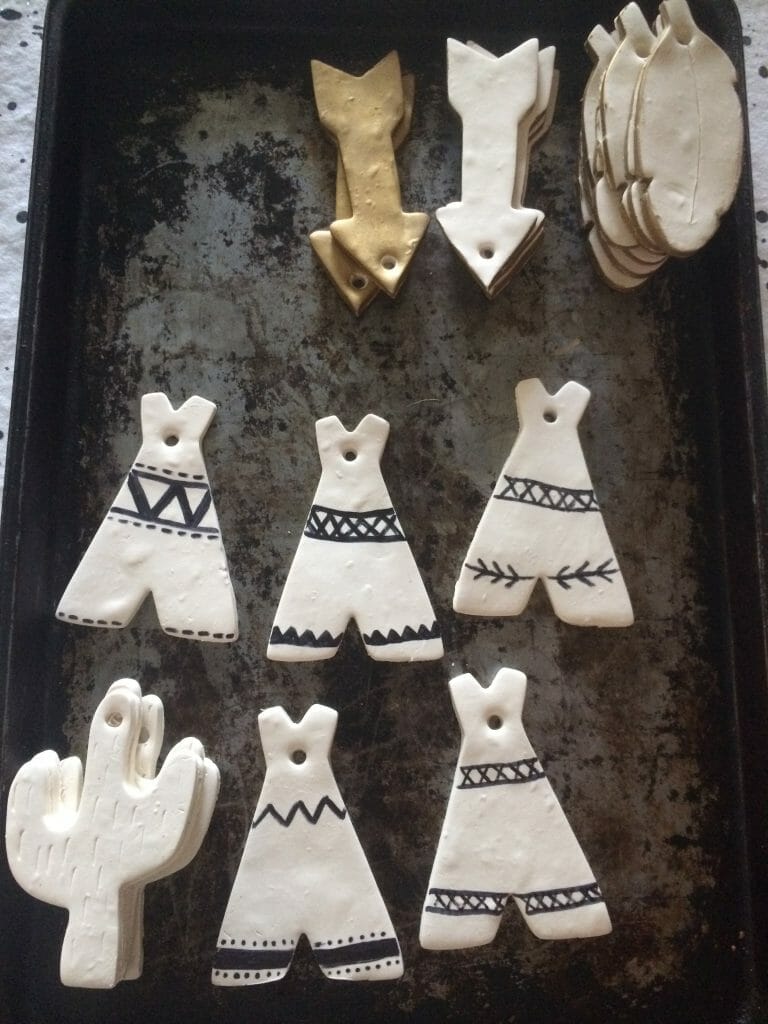 Embellished Clay Ornaments