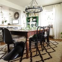 Eclectic Christmas Home Tour Part 2: Dining Room, Kitchen & 
